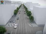 Visualisation of current streetscape бул. Княз Александър Дондуков (Courtesy of Sofia News)